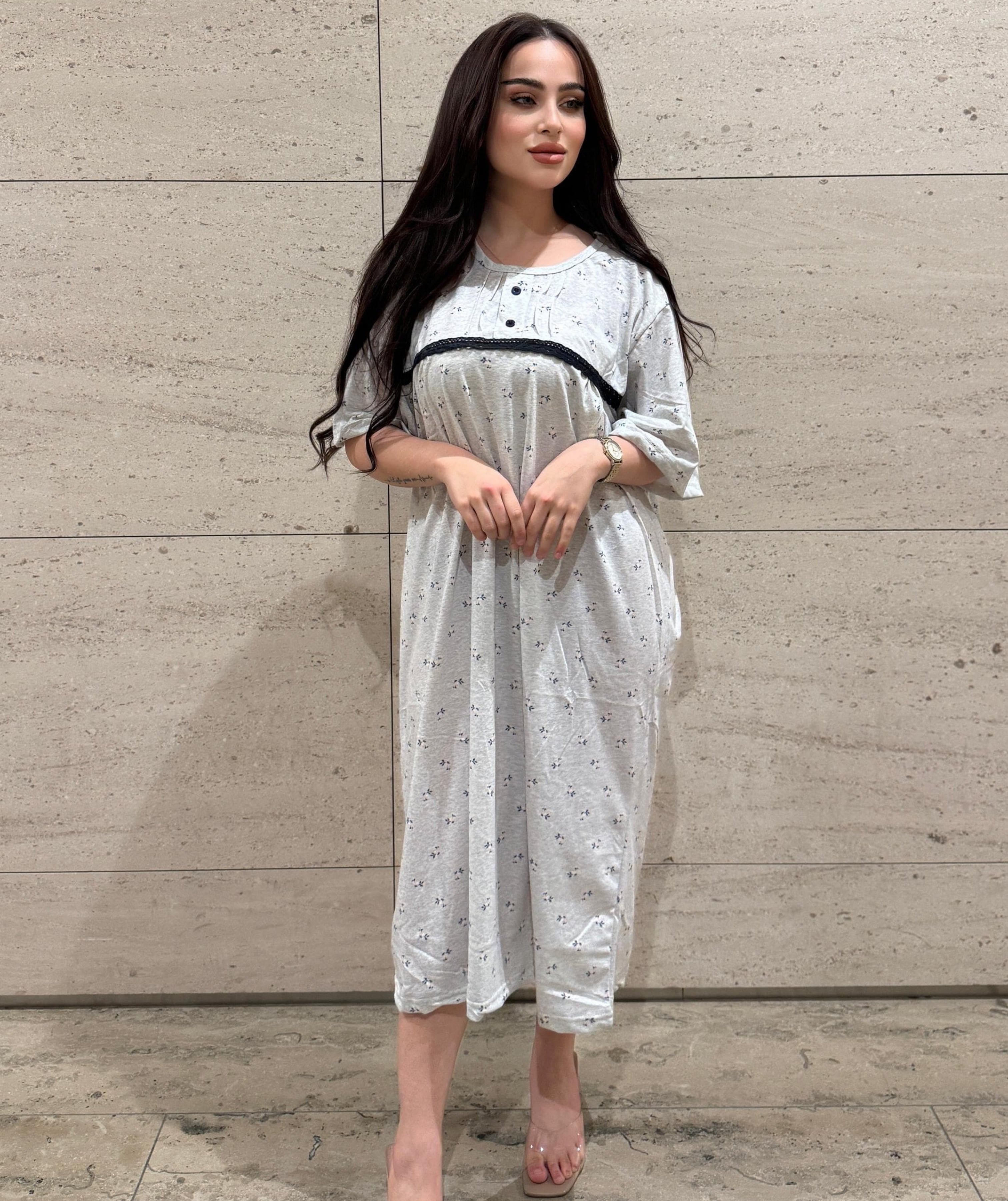 بيجامة نسائية قطن 100% خام بارد مريحة مقاسات M-6XL صناعة هندية