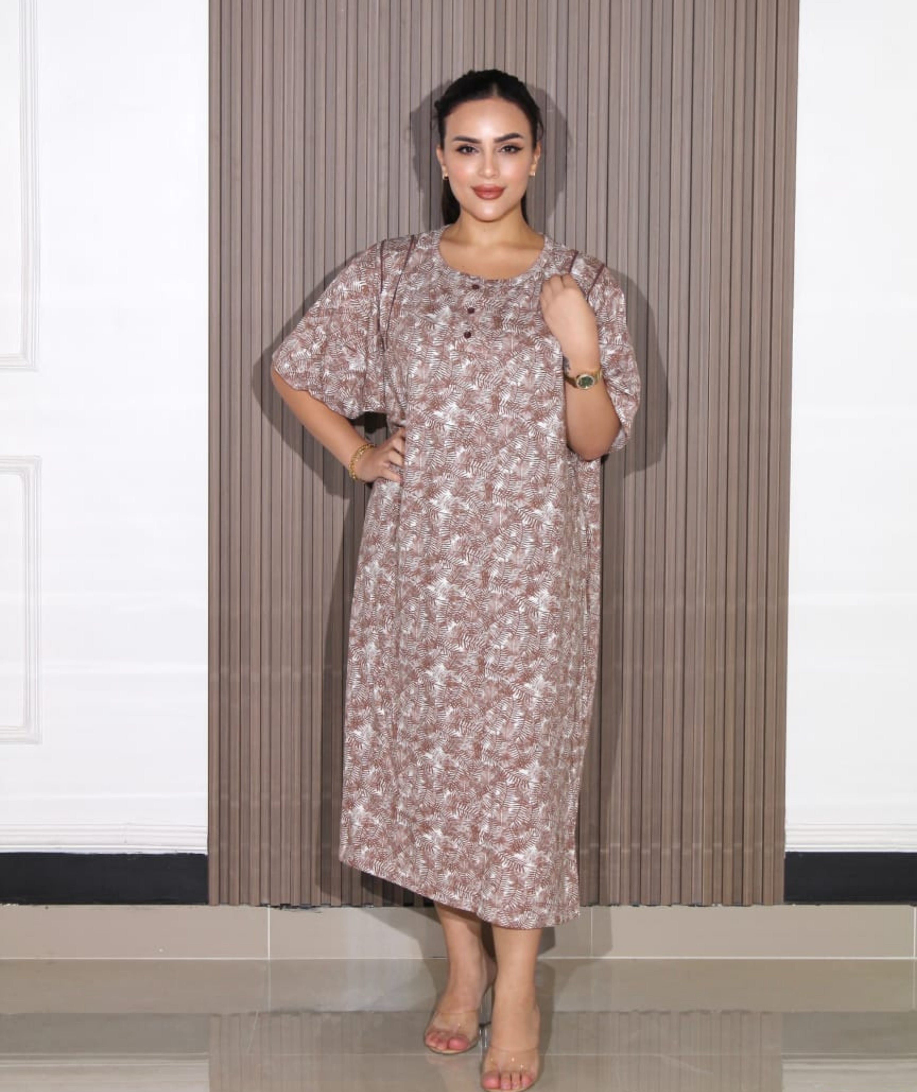 بيجامة نسائية قطن ناعم خام بارد استخدام يومي M-6XL