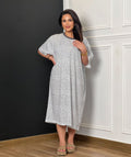 طقم نسائي منزلي قطن 100% ناعم وبارد مقاسات M-6XL