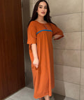 بيجامة بيت نسائية قطن بارد ناعم مقاسات كبيرة M-6XL جودة هندية